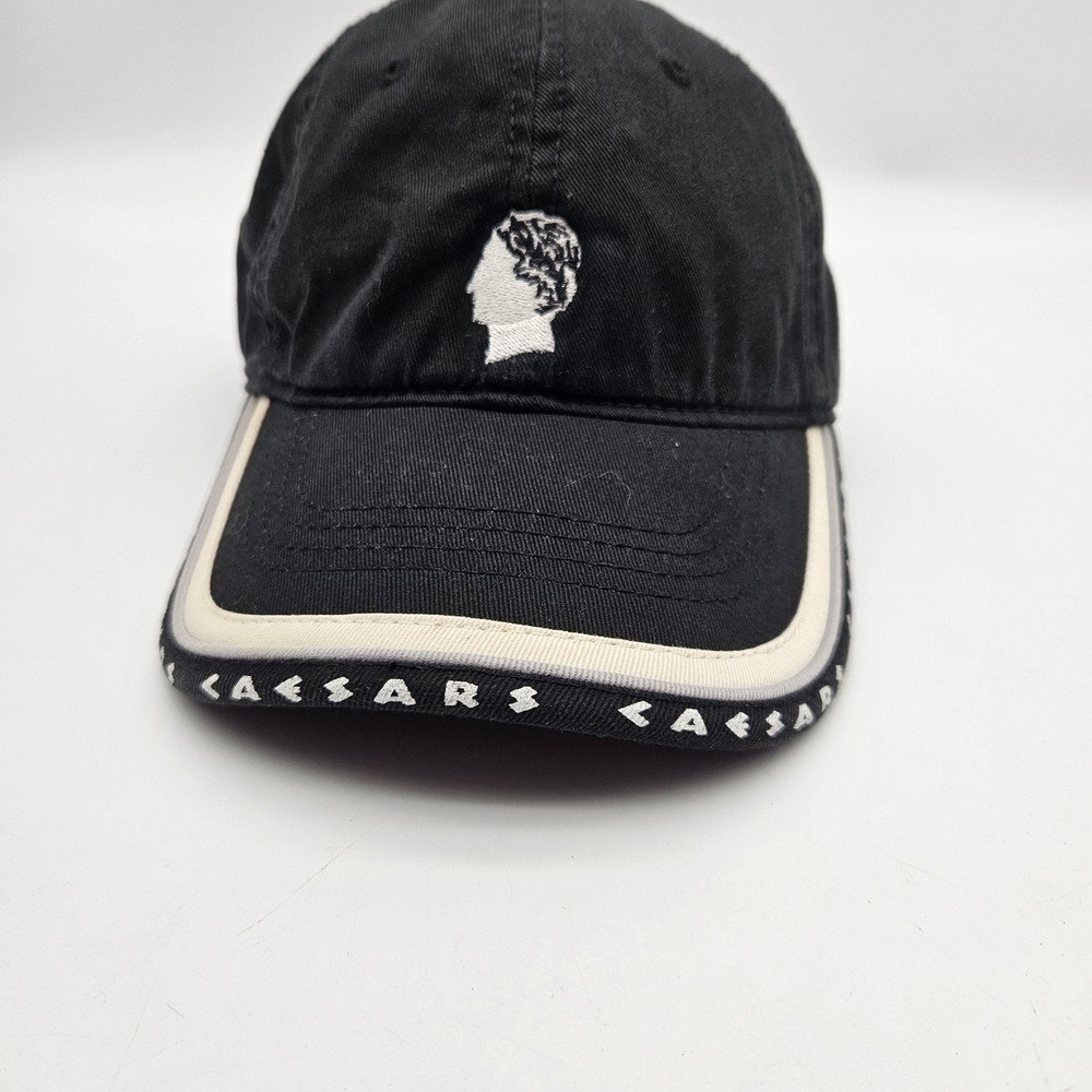 Caesars Hat Cap Strap Back Embroidered Casino Mens One‎ Size Adjustable